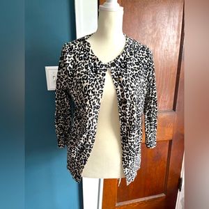 LOFT Leopard Cardigan 🐆